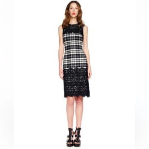 MICHAEL KORS COLLECTION Virgin Wool Midi Length Dress Size 2 NWOT - Picture 1 of 12